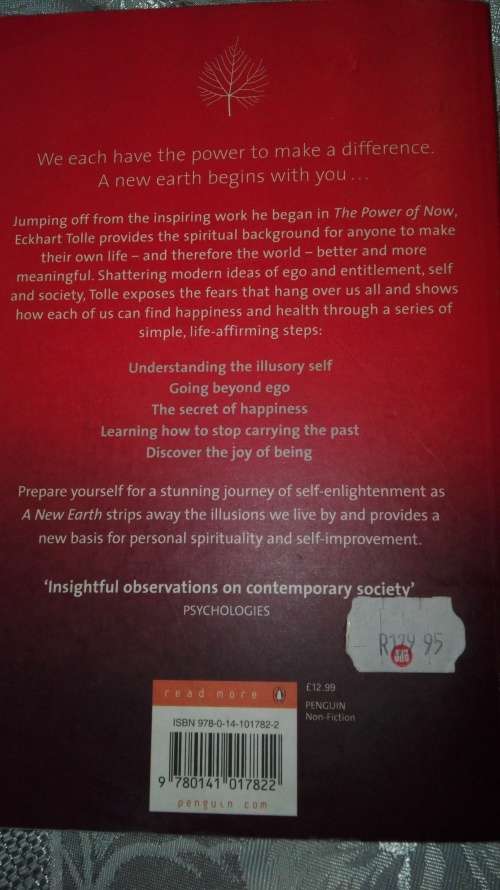 ECKHART TOLLE A NEW EARTH Awakening to your life's purpose