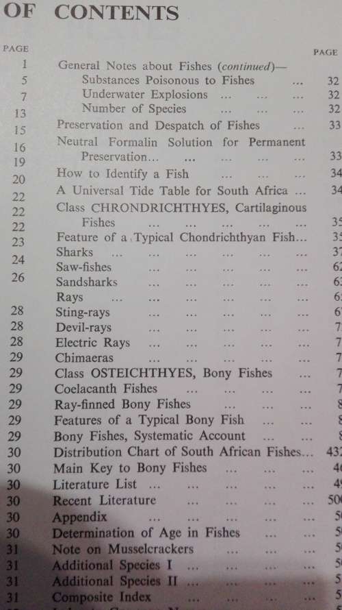 THE SEA FISHES OF SOUTHERN AFRICA by J L B SMITH