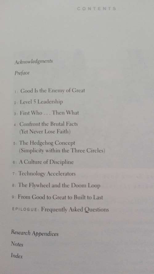 GOOD TO GREAT by JIM COLLINS Why Some Companies make the Leap & others Don't   ( Business studies  )