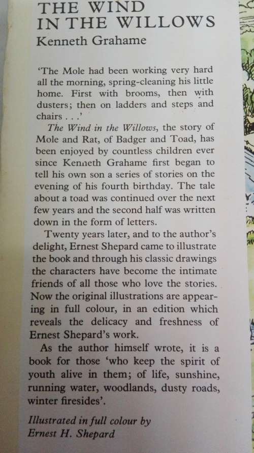 2 Books WINNIE THE POOH A A MILNE and WIND IN THE WILLOWS KENNITH GRAHAME