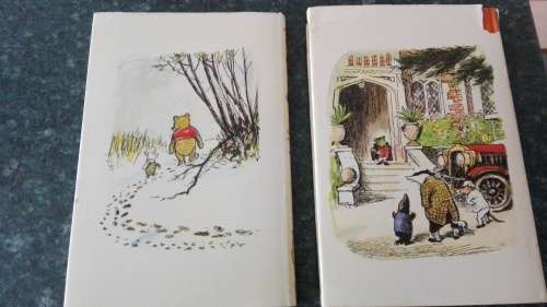 2 Books WINNIE THE POOH A A MILNE and WIND IN THE WILLOWS KENNITH GRAHAME
