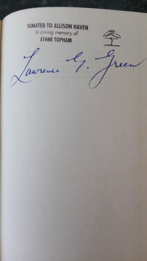 A DECENT FELLOW DOESN'T WORK by and SIGNED by LAWRENCE G GREEN 1963 FIRST EDITION