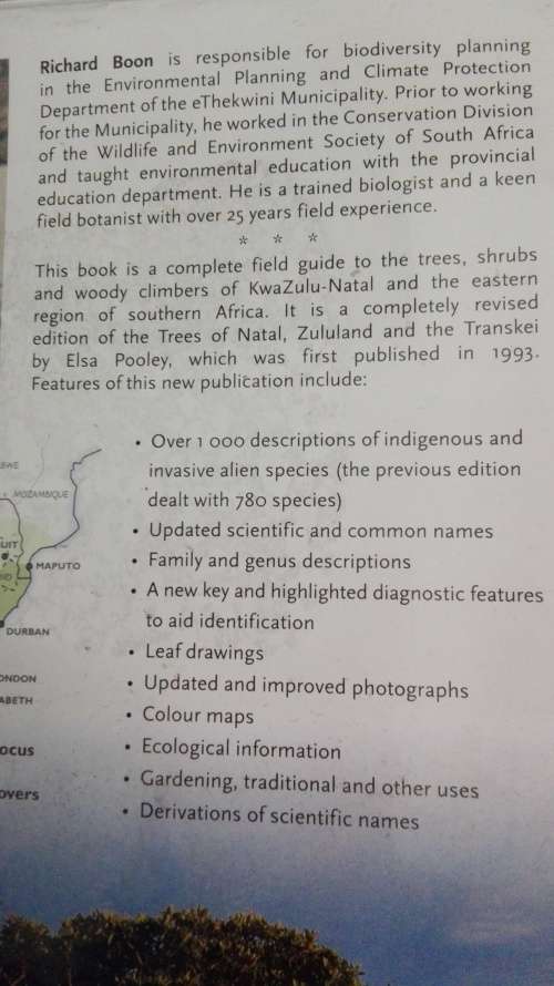 POOLEY'S TREES of Eastern South Africa A COMPLETE GUIDE RICHARD BOON