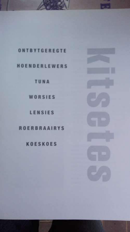 Huisgenoot WENRESEPTE op die KORTPADMANIER CARMEN NIEHAUS