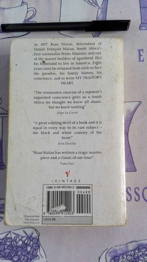 MY TRAITOR'S HEART RIAN MALAN