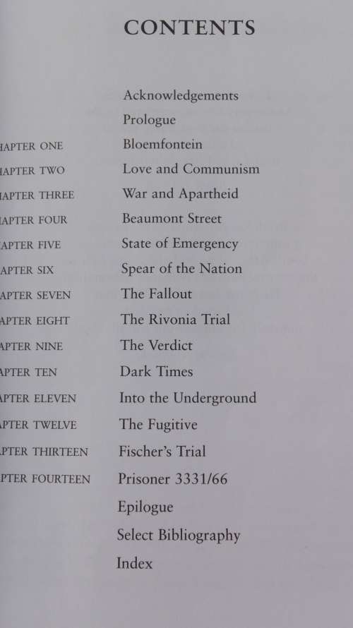 FISCHER`S CHOICE A LIFE OF BRAM FISCHER MARTIN MEREDITH First Edition 2002