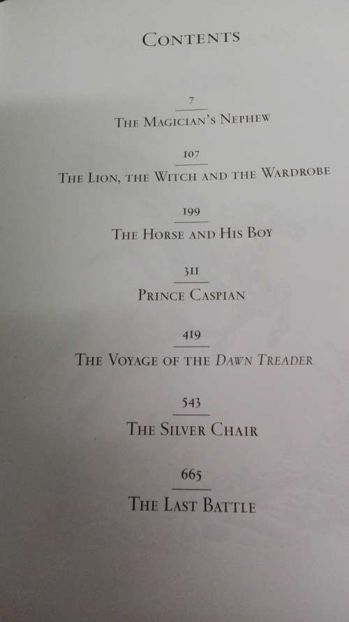 THE CHRONICLES OF NARNIA The Original Novels by C S Lewis ( 7 Books in One  )