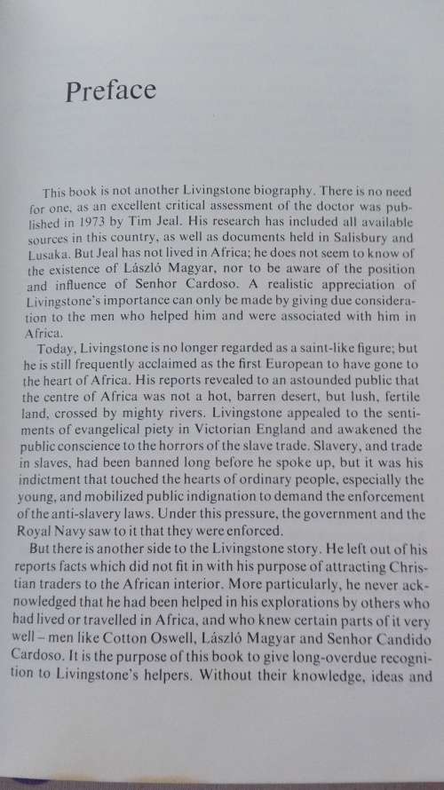 THE OTHER LIVINGSTONE JUDITH KISTOWEL