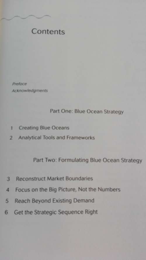 BLUE OCEAN STRATEGY How to Create Uncontested Market Space and Make the Competition Irrelevant  W CM