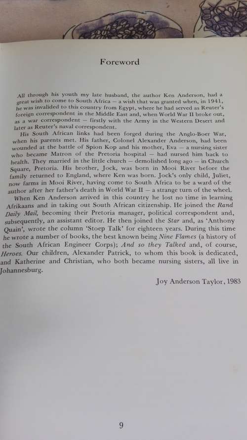 HEROS OF SOUTH AFRICA KEN ANDERSON