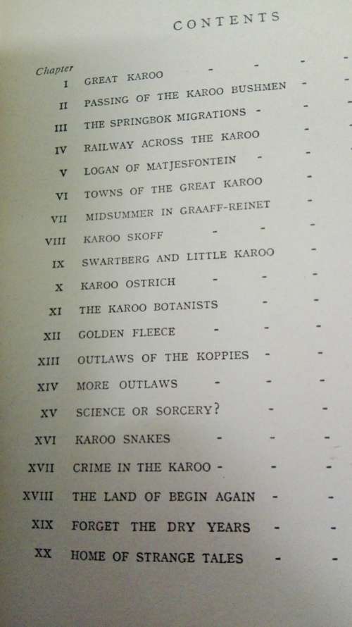 KAROO LAWRENCE G GREEN First Edition 1955