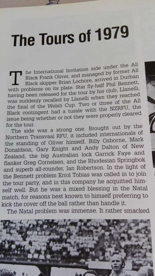 NATAL 100 Centenary of Natal Rugby Union Reg Sweet