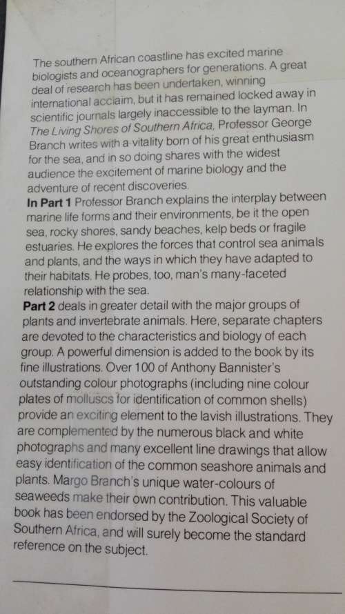 The Living Shores of Southern Africa by Margo & George Branch