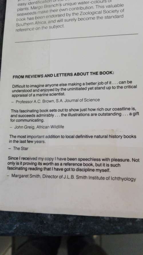 The Living Shores of Southern Africa by Margo & George Branch