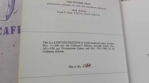 TWELVE HUNDRED MILES IN A WAGGON ALICE BALFOUR Limited Edition no 1137 of 1500 Facsimile Reprint