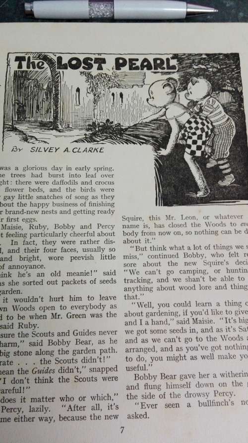 BOBBY BEAR`S ANNUAL  ( Vintage Children`s book from around 1946 )