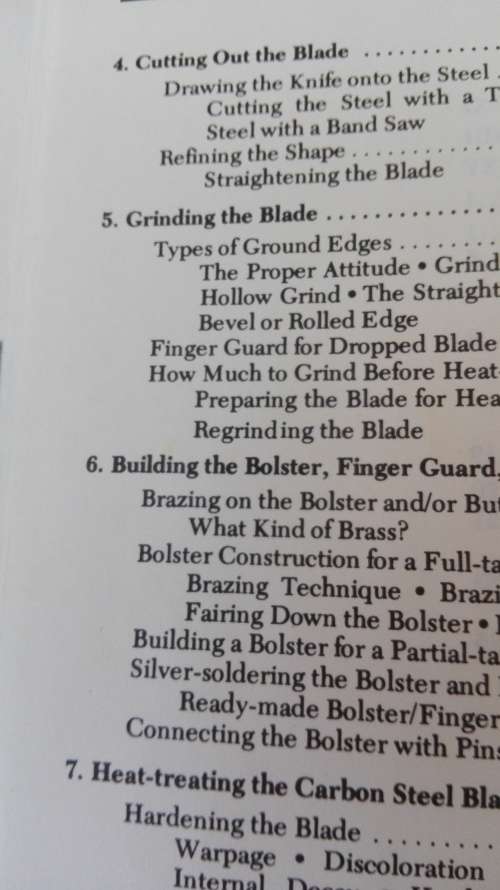 Book ; STEP by STEP KNIFEMAKING You Can Do It by DAVID BOYE