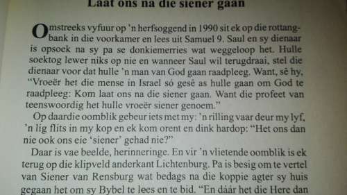 SIENER van RENSBURG BOODSKAPPER VAN GOD ADRIAAN SNYMAN