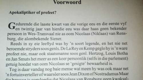 SIENER van RENSBURG BOODSKAPPER VAN GOD ADRIAAN SNYMAN