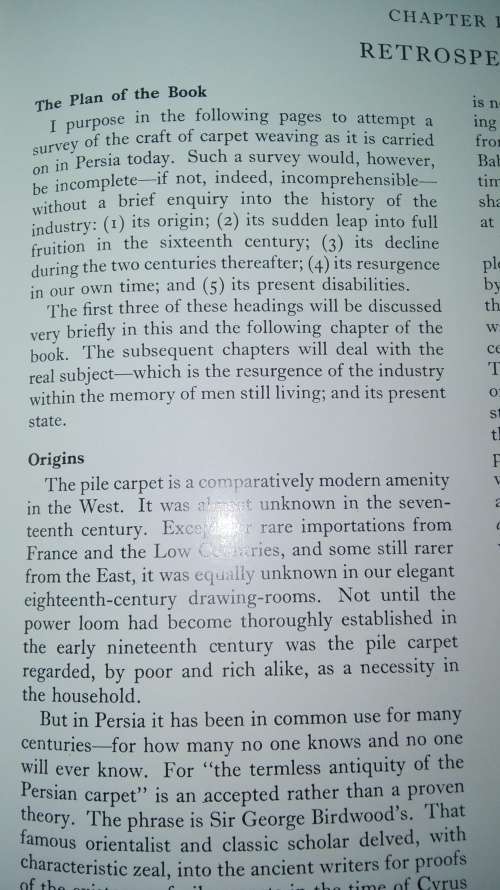 THE PERSIAN CARPET A Survey of the Carpet-Weaving Industry of Persia A CECIL EDWARDS