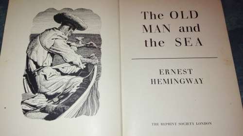 3  Books ERNEST HEMINGWAY THE OLD MAN AND THE SEA  plus THE SUN ALSO RISES  plus  A Fairwell to Arms