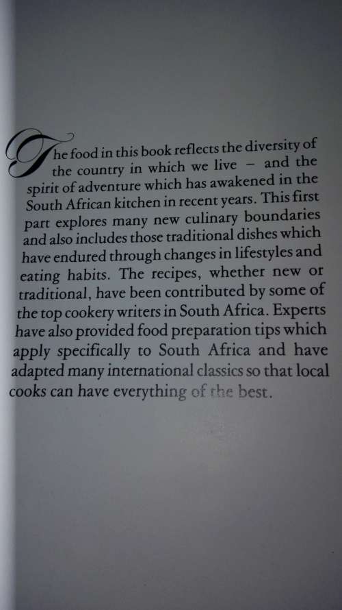 SOUTH AFRICAN COOKBOOK Reader's Digest (  please add the cost of shipping )