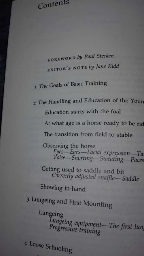 2 Books ; Training the Young Horse  plus Basic Training of a Young Horse