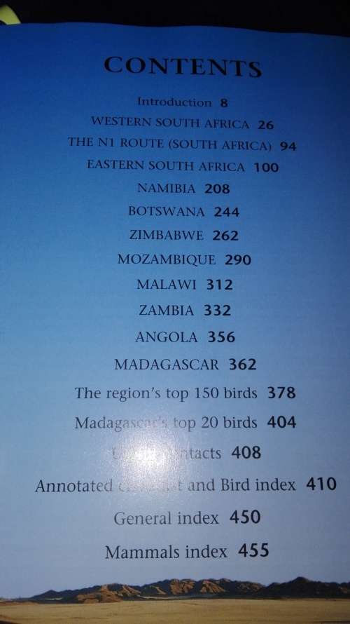 SASOL SOUTHERN AFRICAN BIRDFINDER Where to Find 1400 Bird Species in Southern Africa and Madagscar