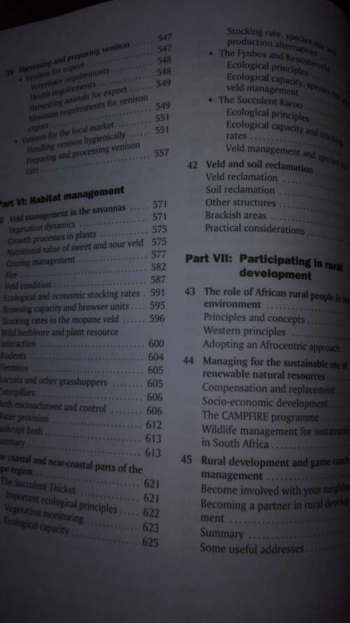 GAME RANCH MANAGEMENT J du P BOTHMA FOURTH EDITION