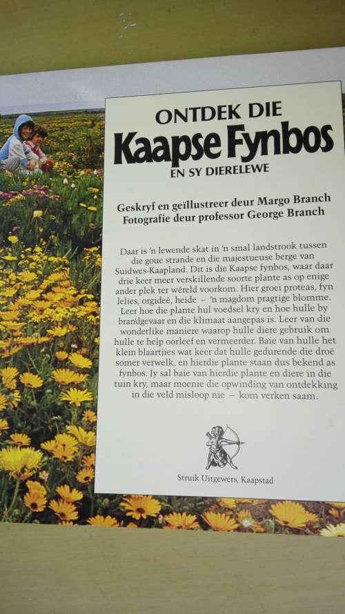 ONTDEK DIE KAAPSE FYNBOS EN SY DIERELEWE MARGO BRANCH