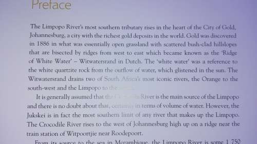 RIVER of GOLD Narratives and Exploration of the Great Limpopo Peter Norton Michael Gardner Clive Wal
