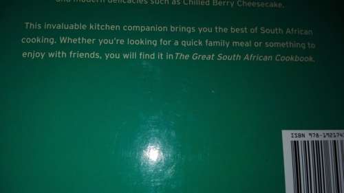 The GREAT SOUTH AFRICAN COOKBOOK Readers Digest 2011