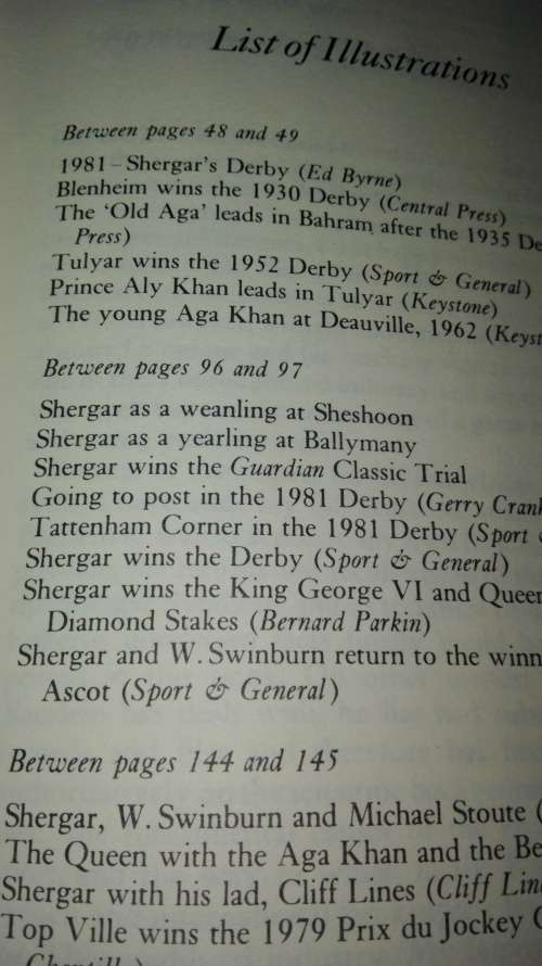 SHERGAR and the AGA KHAN'S THOUROUGHBRED EMPIRE RICHARD BAERLIEIN