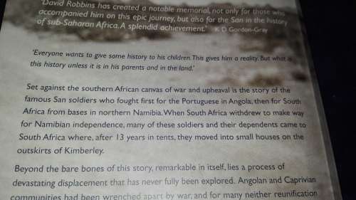 ON THE BRIDGE OF GOODBYE The Story of South Afica's discarded San Soldiers  DAVID ROBINS