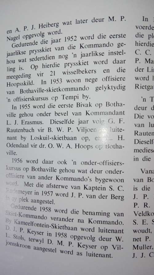BOTHAVILLE 1891 - 1966 Vyf en seventig jare van vooruitgang Een Hoofstuk ; die Bothaville Kommando