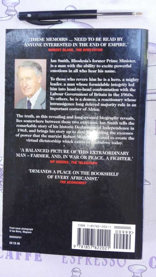 THE GREAT BETRAYAL The Memoirs of Africa's Most Controversial Leader IAN SMITH Softcover