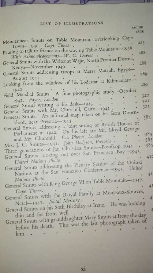 JAN CHRISTIAN SMUTS BY HIS SON J C SMUTS