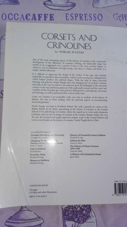 CORSETS and CRINOLINES NORAH WAUGH   ( Historic Costume Costumes  Ladies undergarments  ) )