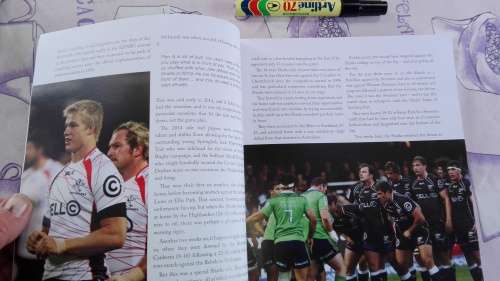 The Black & White Story, 125 year History of Natal Rugby Union by Wim Van Der Berg (The Sharks