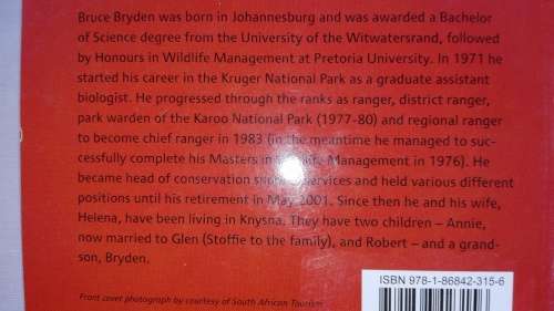 A GAME RANGER REMEMBERS BRUCE BRYDEN ( A  Paperback in very good condition  )