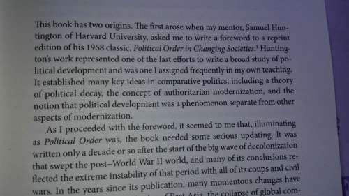 THE ORIGINS OF POLITICAL ORDER FRANCIS FUKUYAMA From Prehuman Times to the French Revolution