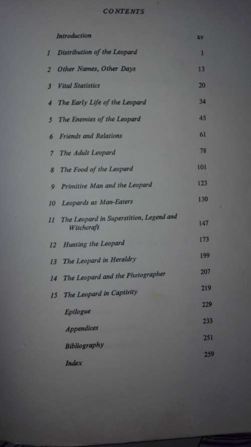 THE LEOPARD PETER TURNBULL- KEMP (NB ; An Ex Library Book )