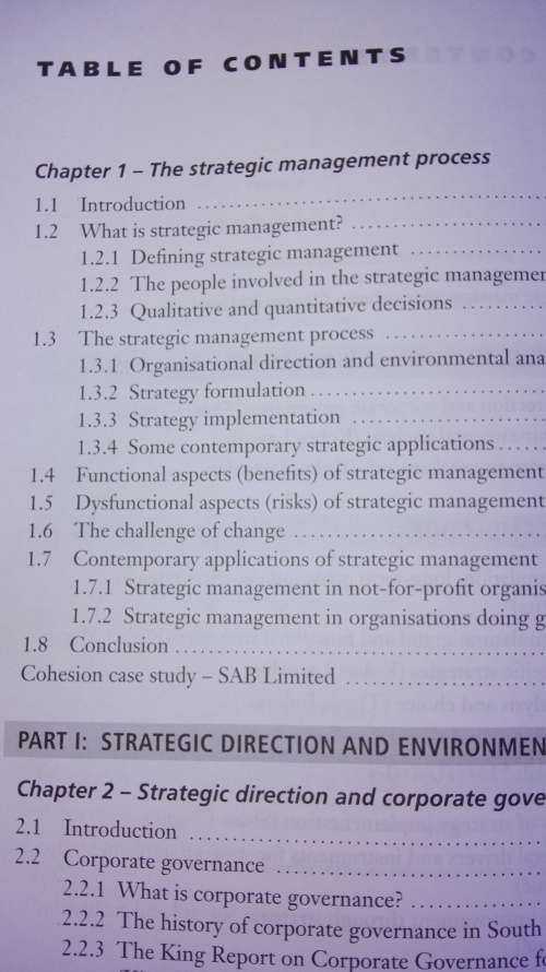 STRATEGIC MANAGEMENT Southern African Concepts and Cases Second Edition TIENIE EHLERS KOBUS LAZENBY