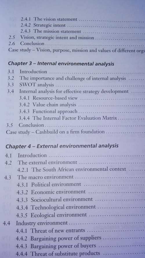 STRATEGIC MANAGEMENT Southern African Concepts and Cases Second Edition TIENIE EHLERS KOBUS LAZENBY