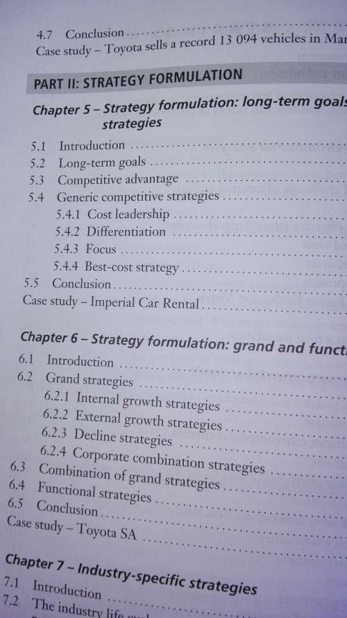 STRATEGIC MANAGEMENT Southern African Concepts and Cases Second Edition TIENIE EHLERS KOBUS LAZENBY