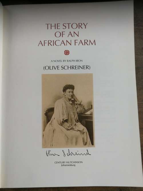 THE STORY OF AN AFRICAN FARM OLIVE SCHREINER with Introduction by DORIS LESSING Illustrated