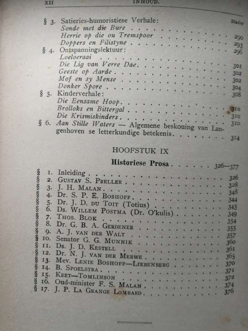 DIE PROSA VAN DIE TWEDE AFRIKAANSE BEWEEING Dr P C SCHOONEES Tweede Druk 1927