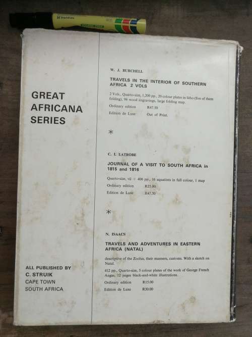 TRAVELS and ADVENTURE in EASTERN AFRICA (Natal ) Nathaniel Isaacs Limited Edition