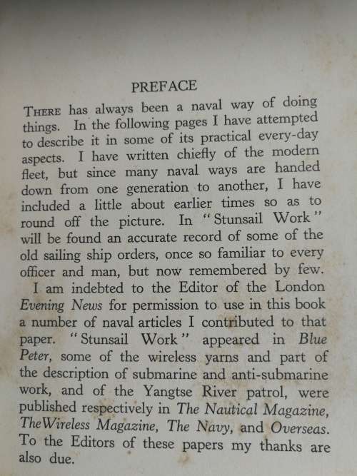 THE WAYS OF THE NAVY REAR ADMIRAL D ARNOLD-FOSTER ( a reading copy )