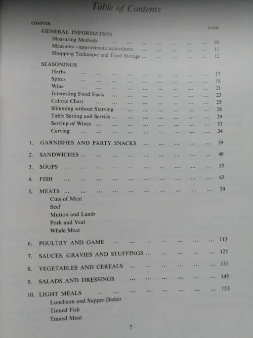 The Royal Hostess South Africa`s Own Cook Book Seventh Edition 1967